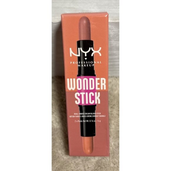 NYX Dual-Ended Wonder Stick Cream Blush In Honey Orange & Rose - Picture 1 of 6